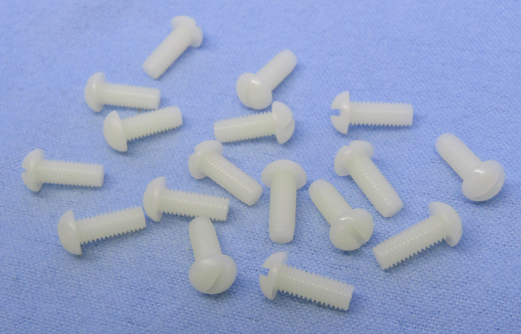 Nylon Round Head Screw 4-40 X 1/2