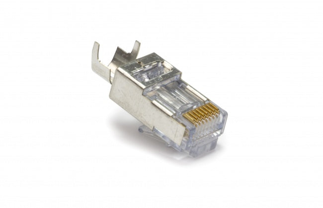 Shielded EZ-RJ45® for Cat5e/6 w/ Ext. Ground 10pk, 100023C