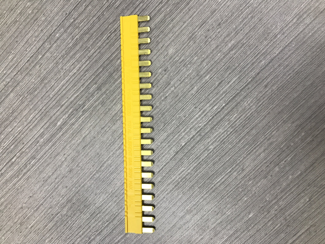 External Jumper, 20 Pos., Yellow, 15545.8