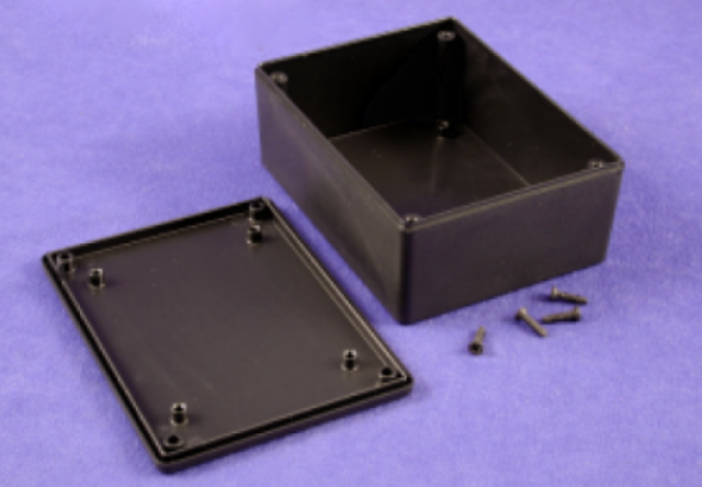 PLASTIC ENCLOSURE 4.3 X 3.2 X 1.72, 1591XXSSBK