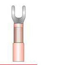 #8 Shrink Fork Term 22-16 Awg  100 pkg, SSR8A