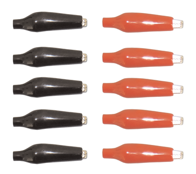 10 PIECE ALLIGATOR CLIP SET, 268-10