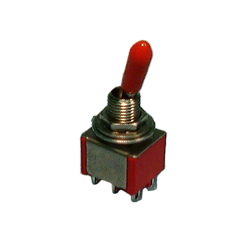 Min Toggle, DPDT 5A @120V, On-On, 30-10012