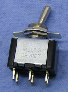 Toggle, DPDT 3A @125V, On-On, 30-221