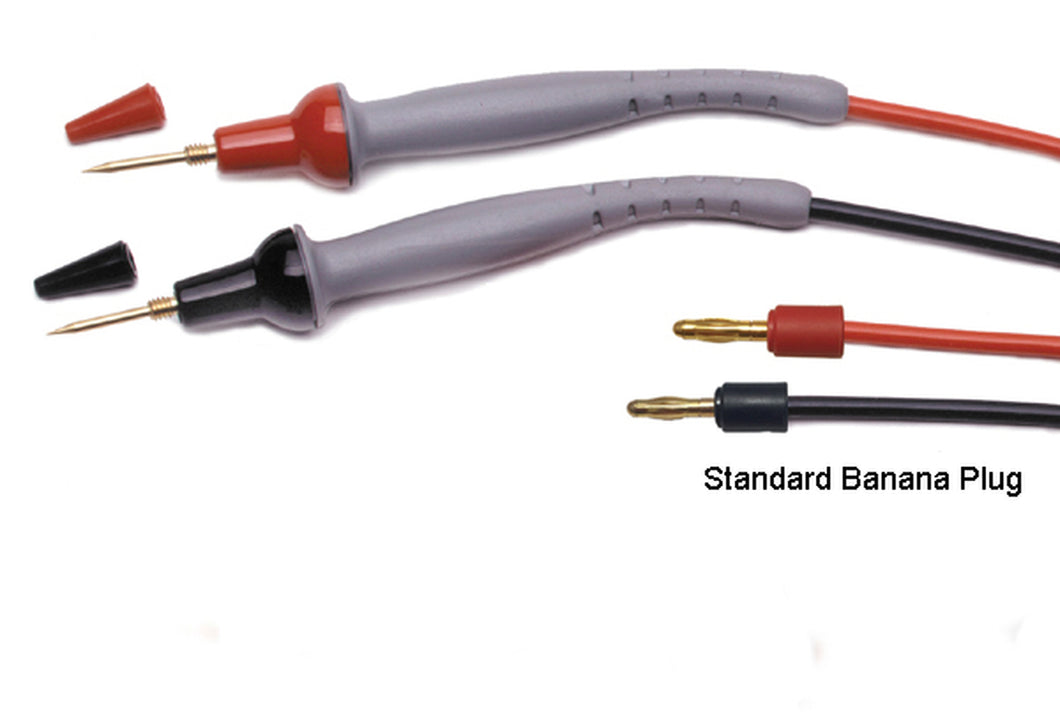 Softie Test Lead Set, Straight Male Banana Plug, 8010S