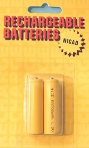 2 X AA 600MAH Ni-Cd  , SS-1P