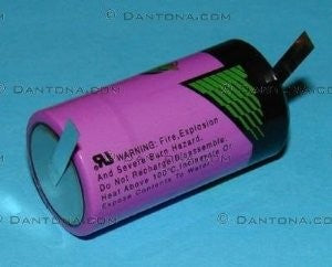 C CELL LITH BATT W TAB, LITH-14-1