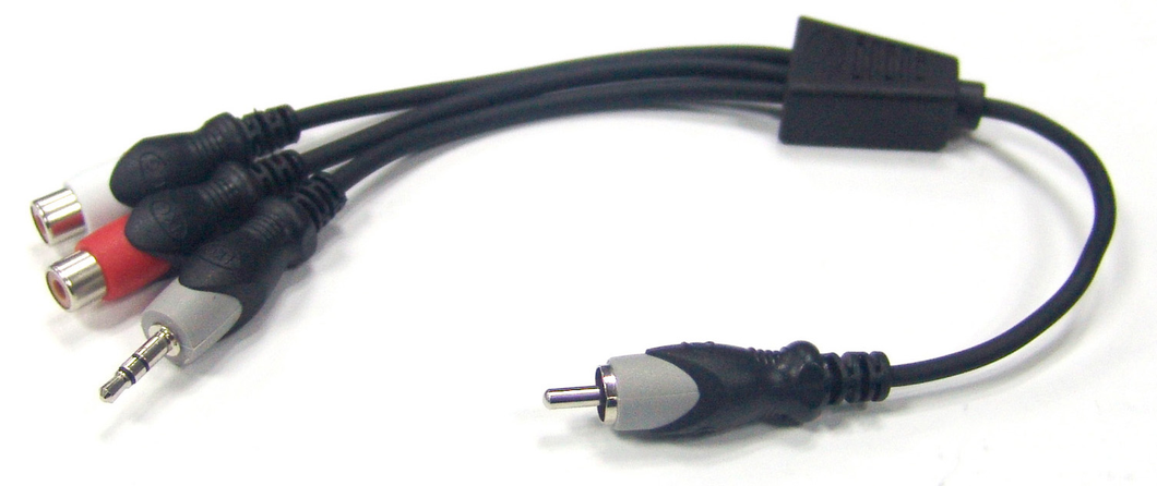 RCA/M-(2) RCA/F+3.5mm Stereo/M, 44-341