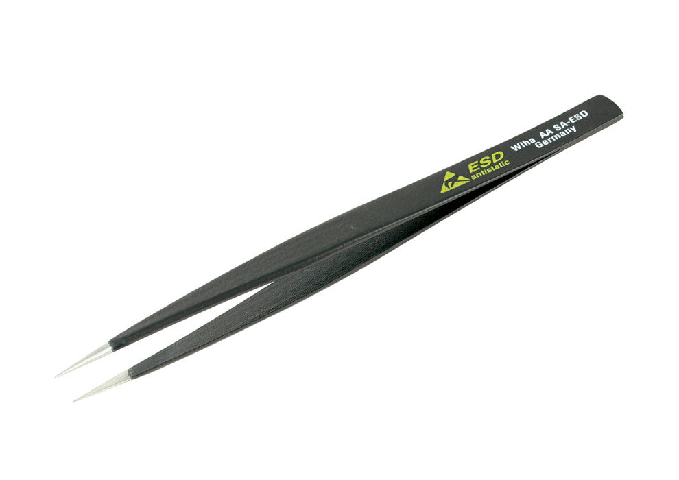 ESD Safe Tweezers AA SA  - 130mm, 44501