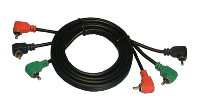 3FT. COMPONENT CABLE R/A M/M, 45-3203