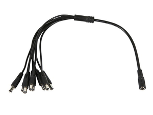 DC Power Splitter 1 Female to 8 Male 16” 2.1mm, 48-1288