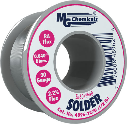 60/40 .040 Lead Solder  1/2lb, 4896-227G