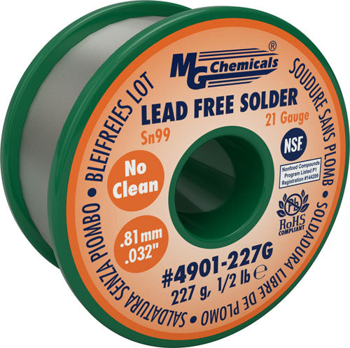 .032 Lead Free Solder 1/2 Lb SN99 , 4901-227G