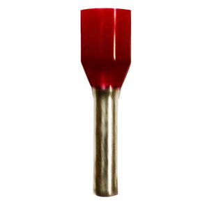 FERRULE, 16 AWG, 8MM, RED, 100 PK