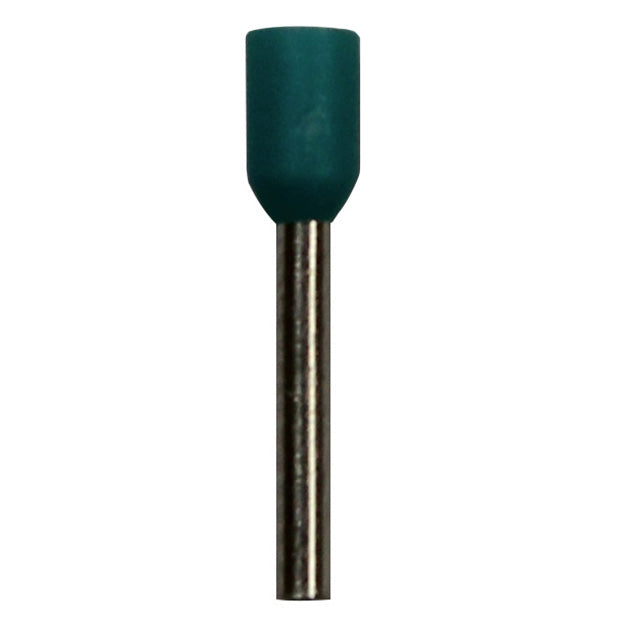 FERRULE, 22 AWG, 8mm, Turqouise, 500 PK