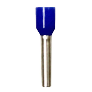 FERRULE, 14 AWG, 12mm, Blue, 500 PK