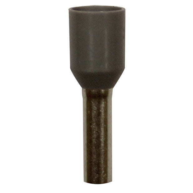 WIRE FERRULE 14 awg x 8 mm GRAY 500 PK