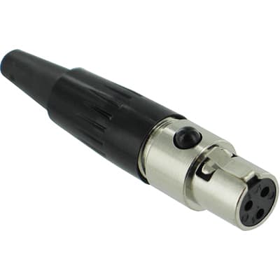 MINI 3PIN XLR CONN, FEMALE, TA3FX