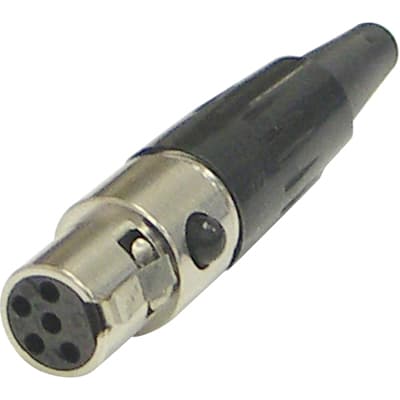 MINI 5PIN XLR CONN, FEMALE, TA5FX