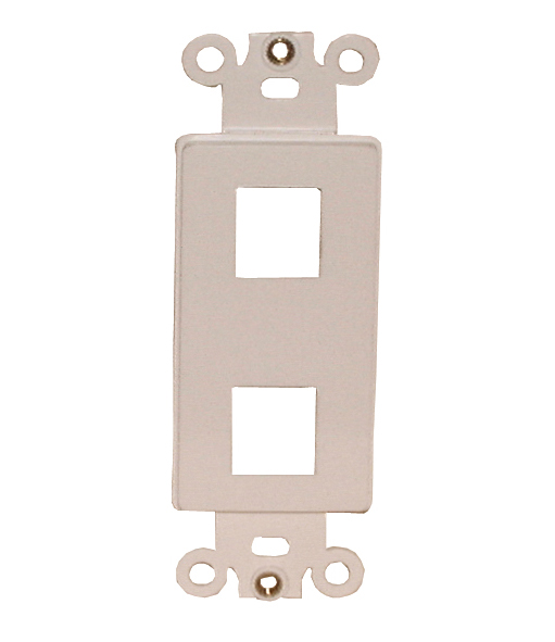 2 port Keystone Designer Plate, 72-5052