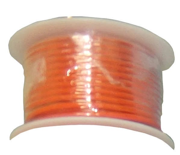 STRANDED COPPER-16 AWG-25'-ORANGE, 78-21613