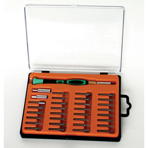 33 Pc. Screwdriver Bit Set (micro size) with handle