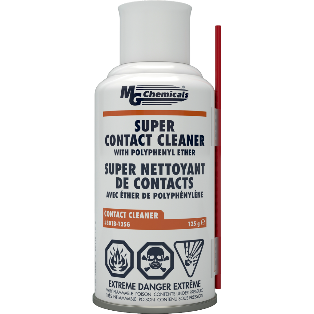 Super Contact Cleaner W/ Polyphenylether, 801B-125G