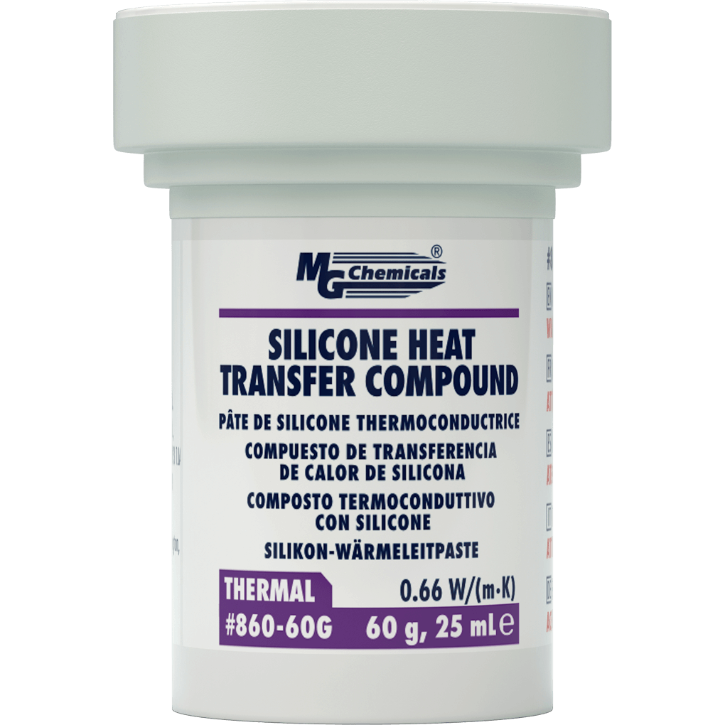 2.1 OZ TUB    SILICONE HEATSINK COMPOUND, 860-60G