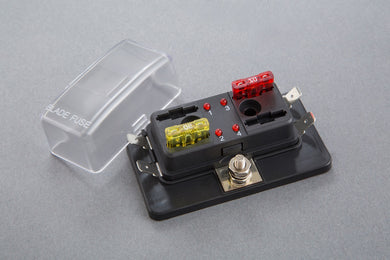 4 POS ATC FUSE HOLDER W LED, BLR-I-304