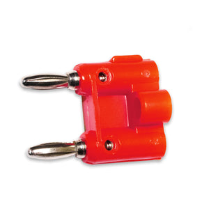 Red Dual Banana Plug, BU-00247-2