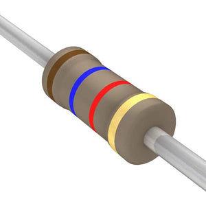 1.6K OHM 1/2 watt 5% Carbon Film Resistor