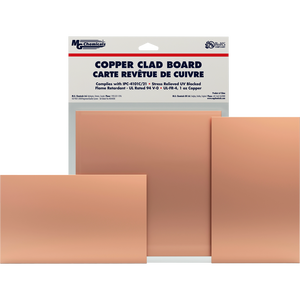 SINGLE SIDED COPPER CLAD BOARD - 1/16", 1 OZ COPPER 6"X 6" - 509-MG