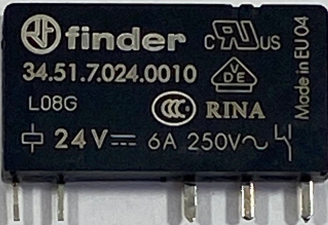 24Vdc, SPDT Relay, 6 Amp -15502.2, / 34.51.7.024.0010