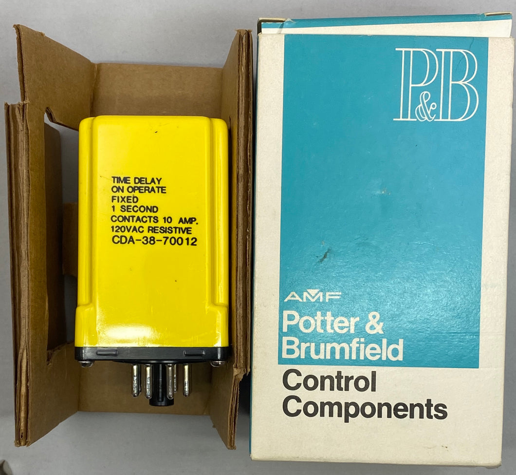 CDA-38-70012 - P&B TIME DELAY RELAY