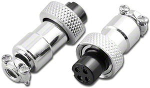 M12-4F-P - 4 Pin Female M12 Circular Connector