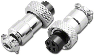 M12-4F-P - 4 Pin Female M12 Circular Connector