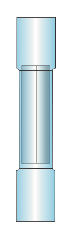 16-14 AWG, Butt Splice, Heat Shrink Insulation, 3 Pcs Per Package