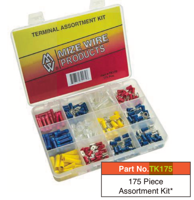 175 PC VINYL TERMINAL ASSORTMENT