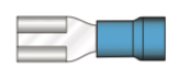 .187" - 3/16", 16-14 AWG, Female Quick Disconnect, Vinyl Insulation, 100 Pcs Per Package