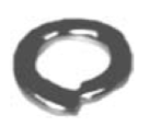 2.6mm Split Lock Washer 100PK, 54-419-100