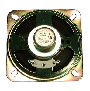 3” SPEAKER, SQUARE FRAME 8 Ohm, .5 Watt, 300-4000Hz, TS27