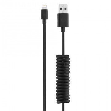 ATT COILED LIGHTNING CABLE 3 FT, ATT-IPDK-COILED