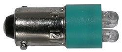 55-214G-1 - 120V GREEN SUPER BRIGHT LED MIN. BAY.