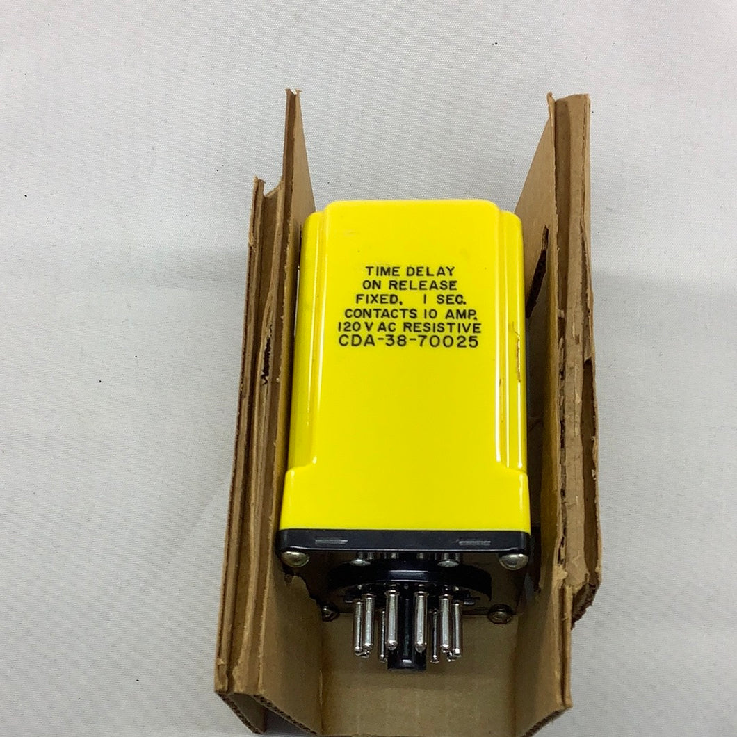 CDA-38-70025 - P&B - TIME DELAY RELAY - 120VAC