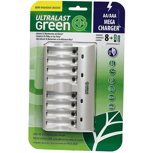 Standard 8 Slot AA/AAA Mega Charger - ULG8SLOT