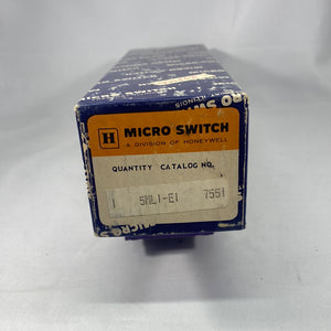 5ML1-E1 - HONEYWELL MICRO/LIMIT SWITCH FOR HAZARDOUS LOCATIONS