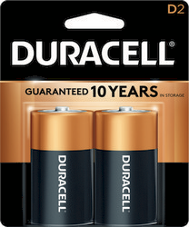 Duracell Alkaline D  2 PK , MN1300B2