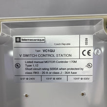 Load image into Gallery viewer, VC1GU - Emergency Stop/Main switch in IP55 enclosure 25A - TELEMECANIQUE
