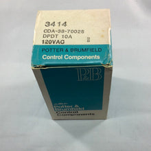 Load image into Gallery viewer, CDA-38-70025 - P&amp;B - TIME DELAY RELAY - 120VAC
