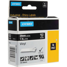 Load image into Gallery viewer, DYMO 1 Inch Black on White Label Refill -1805432
